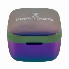 Audífonos Perfect Choice Pc-117254 Intra Auditivo, True Wireless Stereo (tws), Bluetooth, Azul