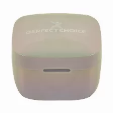 Audífonos Perfect Choice Pc-117261 Intra Auditivo, True Wireless Stereo (tws), Bluetooth, Gris