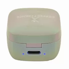 Audífonos Perfect Choice Pc-117261 Intra Auditivo, True Wireless Stereo (tws), Bluetooth, Gris