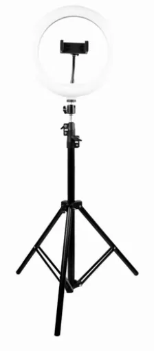 Aro De Luz Perfect Choice Pc-120407 5 Led 1800 Lm, Alimentación Usb, Color Negro, Blanco