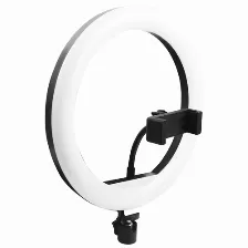 Aro De Luz Perfect Choice Pc-120407 5 Led 1800 Lm, Alimentación Usb, Color Negro, Blanco