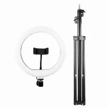 Aro De Luz Perfect Choice Pc-120407 5 Led 1800 Lm, Alimentación Usb, Color Negro, Blanco