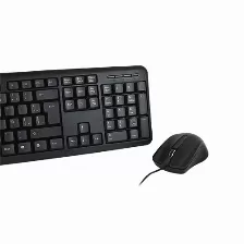 Kit Teclado Y Mouse Perfect Choice Pc-201076 Usb, Interruptor De Membrana, Alámbrico, 1000 Dpi, Negro