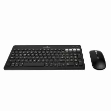 Kit Teclado Y Mouse Perfect Choice Pc-201373 Interruptor De Membrana, Inalámbrico, Usb Tipo A, 1600 Dpi, Negro