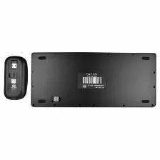 Kit Teclado Y Mouse Perfect Choice Pc-201373 Interruptor De Membrana, Inalámbrico, Usb Tipo A, 1600 Dpi, Negro