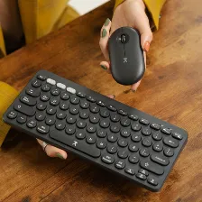 Kit Teclado Y Mouse Perfect Choice Pc-201397 Interruptor De Membrana, Inalámbrico, 1000 Dpi, Negro