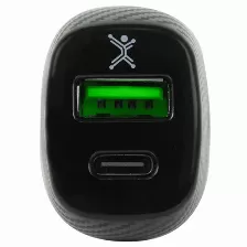 Cargador Perfect Choice Pc-240884 Universal, Auto, 1usb-c, 38 W, Negro, Verde