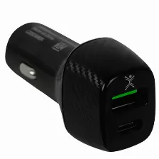 Cargador Perfect Choice Pc-240884 Universal, Auto, 1usb-c, 38 W, Negro, Verde
