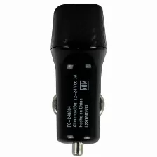 Cargador Perfect Choice Pc-240884 Universal, Auto, 1usb-c, 38 W, Negro, Verde