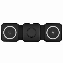 Cargador Perfect Choice Pc-241034 5 - 9 V, Audífonos, Smartphone, Reloj Inteligente, Interior, Carga Rápida, Negro