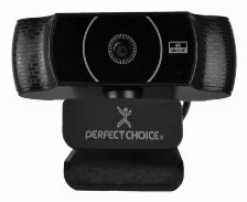 Cámara Web Perfect Choice Pc-320524 8 Mp, 3840 X 2160 Pixeles, Micrófono, Usb, Negro