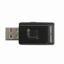 Receptor De Audio Perfect Choice Pc-331155 Usb, Bluetooth 5.0, 10 M, Negro