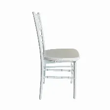 Silla Modamob, Modelo Tiffany, 89.5 X 38 X 38cm, 3.33 Kg, Incluye Asiento Acolchado, Color Perla