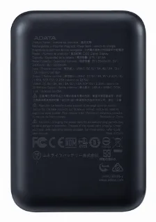 Power Bank Adata C100, 10000 Mah, Usb, Negro