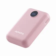 Power Bank Adata C100 10000 Mah, 3.7 V, Universal, Usb, Rosa