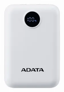Power Bank Adata C100 10000 Mah, Usb, Blanco