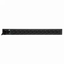 Pdu P/rack Tripp-lite Pdu1220 Monofasico Basico 120v,20a, Instalacion Horizontal En 1u De Rack,13 Tomacorrientes Nema 5- 15/20râ—12, Nema 5-20p Con Cable De 4.57 M.