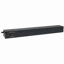 Sistema De Alimentacion Cyberpower Pdu15b12r Horizontal/vertical, 12 Salidas Ac, Conector Nema 5–15p, 50 - 60 Hz, Máxima Corriente 15 A, Voltaje 120 V, Cable De 4.57 M, Capacidad Del Rack 1u, Color...