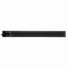 Pdu Tripp-lite Modelo Pdumh15 Medidor Digital Monofasico De 1.4kw //13 Nema L5-15r //120 V//clavija L5-15p Cable 4.57 M (15pies) //15 Amperios // Montaje En Rack De 1u