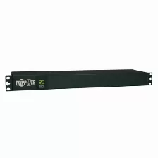 Sistema De Alimentacion Tripp Lite Horizontal, 12 Salidas Ac, Conector Nema 5–20p, 50/60 Hz, Máxima Corriente 16 A, Voltaje 100-127 V, Cable De 4.57 M, Capacidad Del Rack 1u, Color Negro
