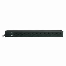Sistema De Alimentacion Tripp Lite Horizontal, 12 Salidas Ac, Conector Nema 5–20p, 50/60 Hz, Máxima Corriente 16 A, Voltaje 100-127 V, Cable De 4.57 M, Capacidad Del Rack 1u, Color Negro