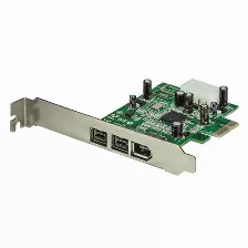 Tarjeta Startech.com Pcie, Firewire 800 / 400, Verde