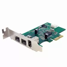 Tarjeta Startech.com Pcie, Ieee 1394/firewire, Verde
