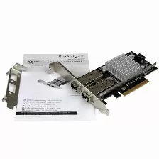 Tarjetas De Red Startech.com Pci Express, Rj-45 0, 20000 Mbit/s, Alámbrico, Negro, Metálico