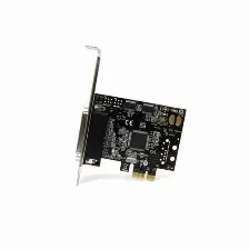 Tarjeta Startech.com Pcie, Paralelo, De Serie, Negro, Plata