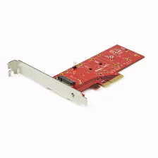 Bracket Startech.com Interfaz Host Pcie, M.2, Rojo