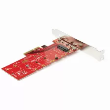 Bracket Startech.com Interfaz Host Pcie, M.2, Rojo