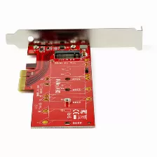 Bracket Startech.com Interfaz Host Pcie, M.2, Rojo