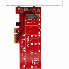 Bracket Startech.com Interfaz Host Pcie, M.2, Rojo