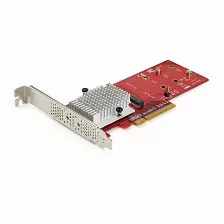 Tarjeta Startech.com Pcie, M.2, Rojo