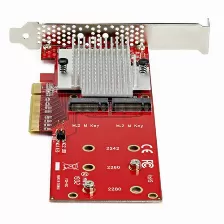 Tarjeta Startech.com Pcie, M.2, Rojo