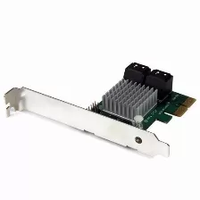 Tarjeta Adaptadora Startech Controladora Pci Express Pci-e A Sata 3 Iii 6gbps Raid 4 Puertos Con Hyperduo, (pexsat34rh)