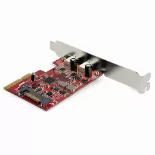 Tarjeta Startech.com Pcie, Usb 3.2 Gen 1 (3.1 Gen 1), Rojo