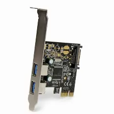 Tarjeta Pci Express Startech (pexusb3s23) Pci-e 2 Puertos Usb 3.0 Con Alimentación Sata
