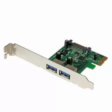Tarjeta Startech.com Pcie, Usb 3.2 Gen 1 (3.1 Gen 1), Verde, Metálico