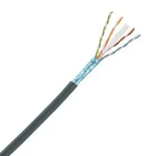 Bobina Panduit Pfo6x04bl-ceg Cat6a, 305 M, F/utp (ftp), Negro