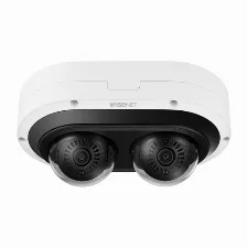 Cámara Ip Hanwha Pnm-12082rvd 6 Mp, Domo, Exterior, Ip66, Ip67, Blanco