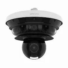 Cámara Ip Hanwha Pnm-c34404rqpz 2 Mp, Domo, Microsd, Interior Y Exterior, Ip66, Negro, Blanco