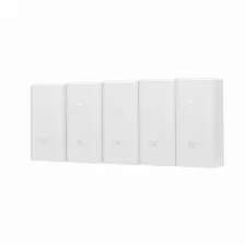 Kit De 5 Adaptadores Poe Ubiquiti De 24 Vdc, 1a, 24-24w-5p, 1.0, Con Puerto Gigabit, Color Blanco