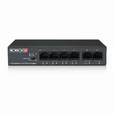 Switch Provision-isr Poes-0460c+2i-v2 No Administrado, Rj-45 6, Fast Ethernet (10/100), 4 Poe, Negro
