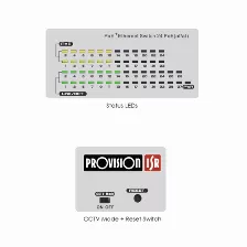 Switch Provision-isr Poes-24300c+2g Rj-45 24, Gigabit Ethernet (10/100/1000), Negro, Gris