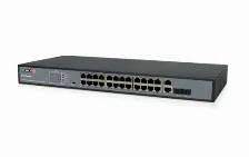 Switch Provision Isr 24 Canales Poe, 10/100mbps/2g/total Poe 370w.