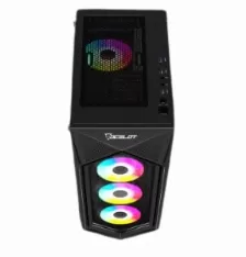 Gabinete Ocelot Gaming Polygon-e5, Pc, Negro, Atx, Itx, Micro Atx, 3.5