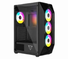 Gabinete Ocelot Gaming Polygon-e5, Pc, Negro, Atx, Itx, Micro Atx, 3.5
