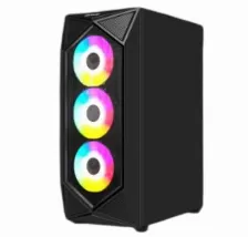 Gabinete Ocelot Gaming Polygon-e5, Pc, Negro, Atx, Itx, Micro Atx, 3.5