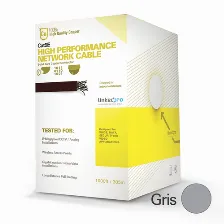 Bobina Linkedpro Pro-cat-5e/100m Cat5e, 100 M, U/utp (utp), Gris